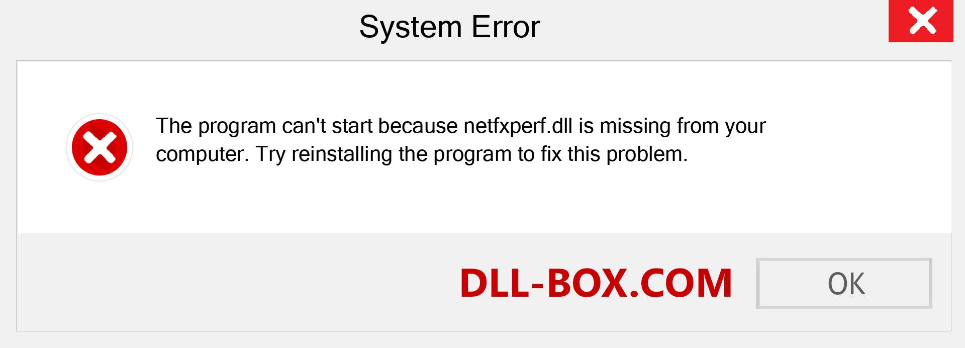  netfxperf.dll file is missing?. Download for Windows 7, 8, 10 - Fix  netfxperf dll Missing Error on Windows, photos, images